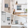 Kazaigou Shampoo and Conditioner Dispenser, 3 IN 1 Wall Mounted