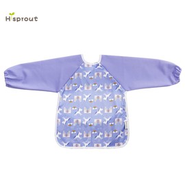 Hi Sprout Infant Toddler Baby Waterproof Sleeved Bib, Bib with Sleeves&Pocket, 6-24 Months (Unicorn)