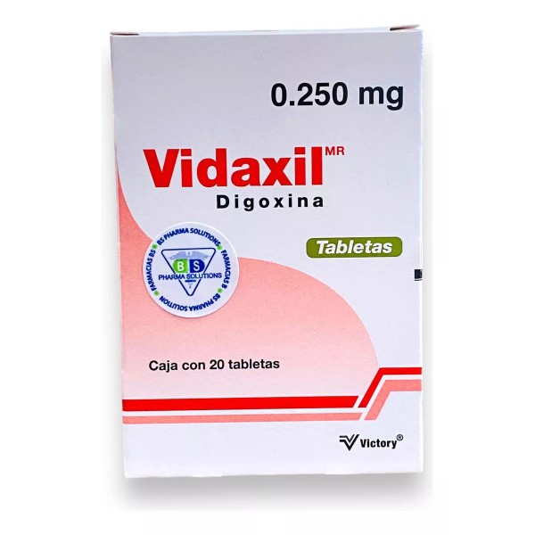 Victory Vidaxil Digoxina 0.250 Mg C/20 Tabletas / Victory