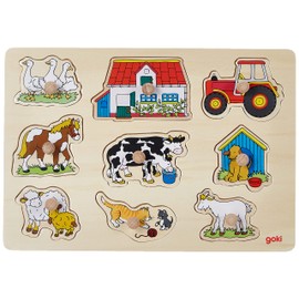 Goki 57908 jigsaw puzzle - Farm house