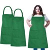 XIEJINJIA Pack of 2 Plus Size Adjustable Cooking Apron Long