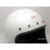 Helmet snap with rivets