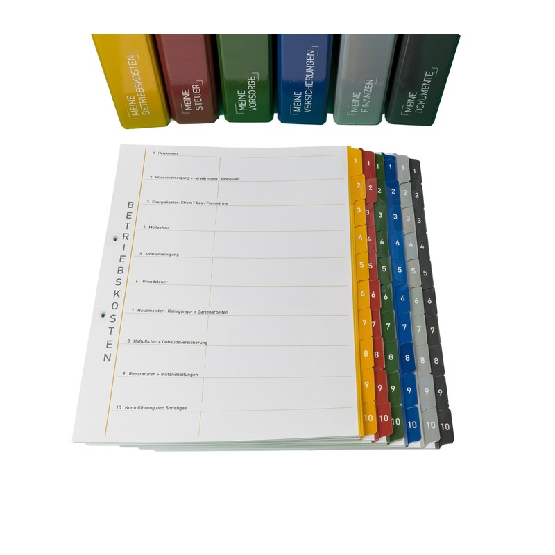 PLASTOREG Smidt GmbH Theme Ring Binder with Tabs / Dividers