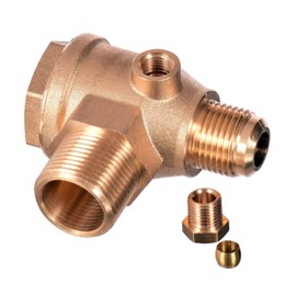 Check Valve 3/4 x 1/2 (26 mm x 20 mm) Air Compressor Brass Valve Connector Tool Air Compressor for Connecting