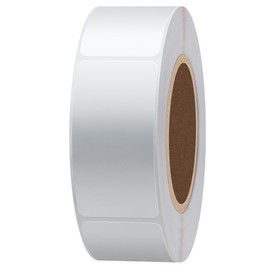 Hybsk 1x2 Inch Silver Color-Coding Labels Rectangle Inventory Organizer Identification Sticker 500 Labels Per Roll (1"x2", Silver)