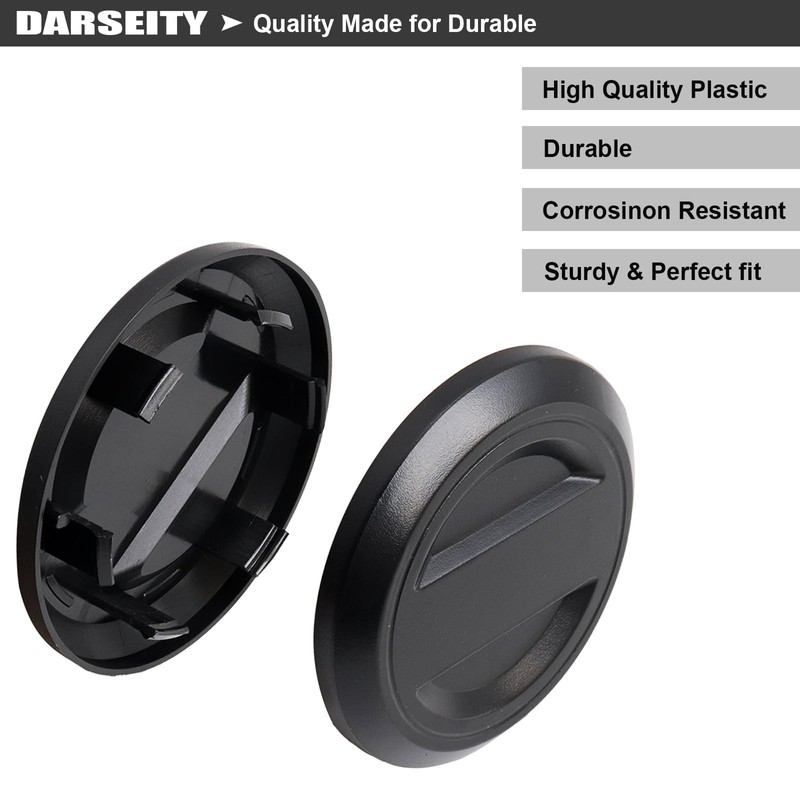 4 Pack Polaris RZR Hub Wheel Center Caps, Replace #1522872-655,