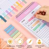 Yoosso 3000 Stück Haftstreifen, 15 Sets Haftmarker Index Tabs Klebezettel