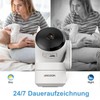 AMOROM Indoor Surveillance Camera, 360° WiFi Camera Surveillance with Motion