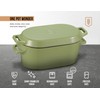 KooK Enameled Cast Iron Dutch Oven for Sourdough Bread Baking