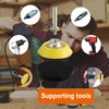 Wanmutrun 50MM Sanding Disc Backing Pads Hook and Loop 4pcs