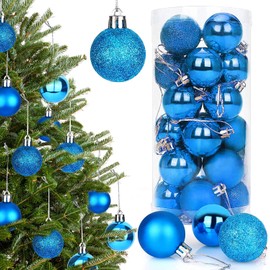 JUTOSU Christmas Ornament Ball Christmas Ball Tree Top Star Elegant Christmas Tree Decoration Ball Set Christmas Tree Ornament Ball Christmas Tree Decoration Ball Christmas Ornament Hang Tree