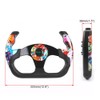 RASTP Universal Racing Steering Wheel, 12.8"/325mm Graffiti Pattern Sim Racing