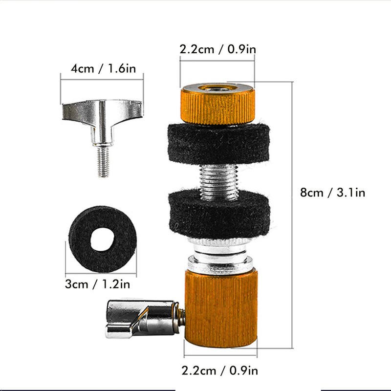 Aluminum Alloy Hi Hat Clutch,Standard Hi Hat Clutch for Hi