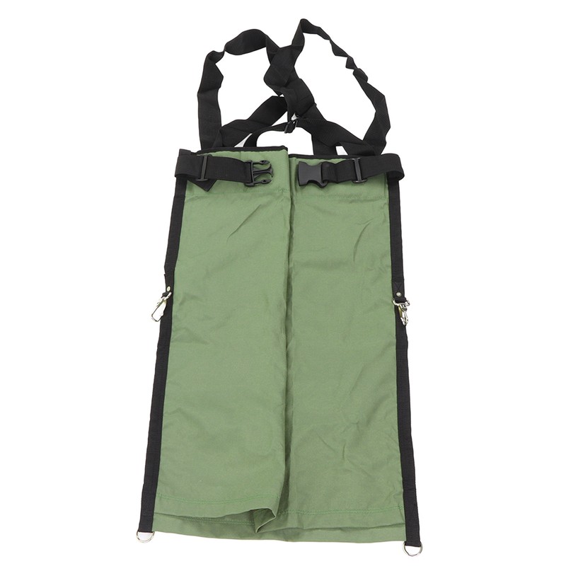 Fruit Picking Bag Green Double Buckle 600D Oxford Cloth Adjustable