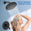 Airuida Single Function Shower Trim Kit Shower Faucet Set Wall