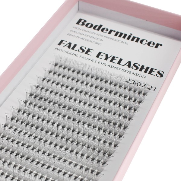 Bodermincer Lashes 10D D Curl 300pcs Large Pack Premade Russian