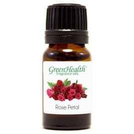 10 ml Rose Petals Fragrance Oil (Glass Bottle w/Euro Dropper) - GreenHealth
