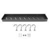 Shower Caddy Space Aluminum Rustproof Smoothing Simple Black Sturdy Bathroom