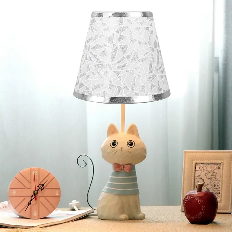 Cloth Lampshade Clip On Design Modern Barrel Fabric Lamp Shades