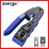 ZOERAX/RJ45/Crimps/Tool/Ethernet/Crimping/All-In-One/Crimper/Pass/Thru/Cat6/Cat5e/Exchange/Blade/Inc