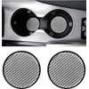 Carbon Car Cup Holder Coaster, Carbon Fiber Embedded Coaster, Non-Slip
