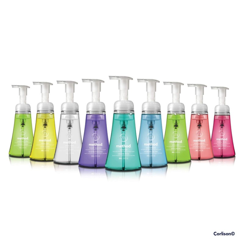 Method Foaming Hand Soap, Sweet Water, 10 fl oz (Pack