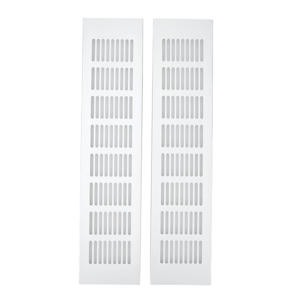 Aluminium Alloy Rectangular Vent Plate, 2 Pcs Air Vent Ventilation