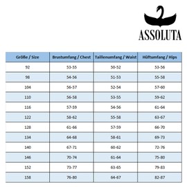 Assoluta Girls' Bodysuit 3/4 Long Sleeve Ballet Leotard Gymnastics Suit for Children, black