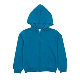 Leveret Kids Zipper Sweat Hoodie Teal Blue 14 Year
