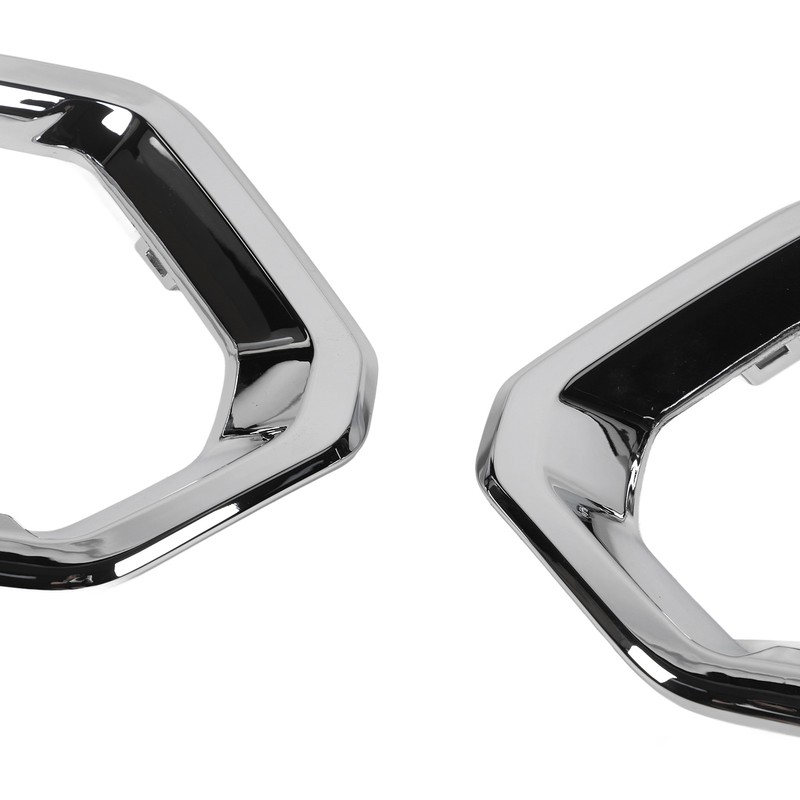 1 Pair Chrome Fog Lamp Bezels 84176753 Left Right Fog