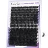 Yaiseiko 280Pcs 80D Wispy Lash Clusters 8-18MM Plant Fiber Individual