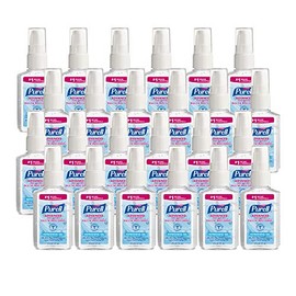 PURELL Advanced Hand Sanitizer Refreshing Gel for Workplaces, Clean Scent, 2 fl oz Personal Pump bottle (Pack of 24) – 9606-24