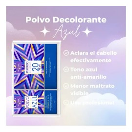 Kit Polvo Decolorante Azul Nekane Con Aceite De Aguacate 50g Azul                                                                                     