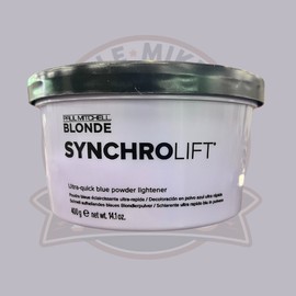 Paul Mitchell Blonde Synchro Lift Ultra Quick Blue Powder Lightener 14.1 oz