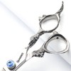 sharonds 6 inch/7 Inch Hair Scissors, Blue Gem Hair Scissors,