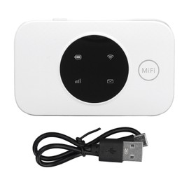 4G Portable WiFi Router 300Mbps Mobile WiFi Hotspot 3000MAh Battery Up to 10 Users Pocket Travel Router for Outdoor Camping