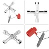 Llave de llave cruzada, 10 piezas de llave cruzada gabinete