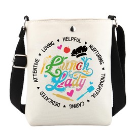 KUIYAI Lunch Lady Definitoin Messenger Bag, Lunch Lady Appreciation Crossbody Bag, Cafeteria Gift(lunchLady)