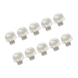 SAFIGLE 10pcs Hair Scissor Accessories Transparent Noise Reduction Silencers for Pet Grooming Hairdressing Tools Easy to Install Bumpers for Salon Home Use