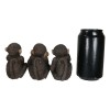 Wise Monkeys See Hear Speak No Evil Ape Collectible Figurine