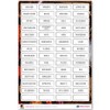 300+ Household Labels Stickers, Square, Black/White, Waterproof Stickers for Labelling