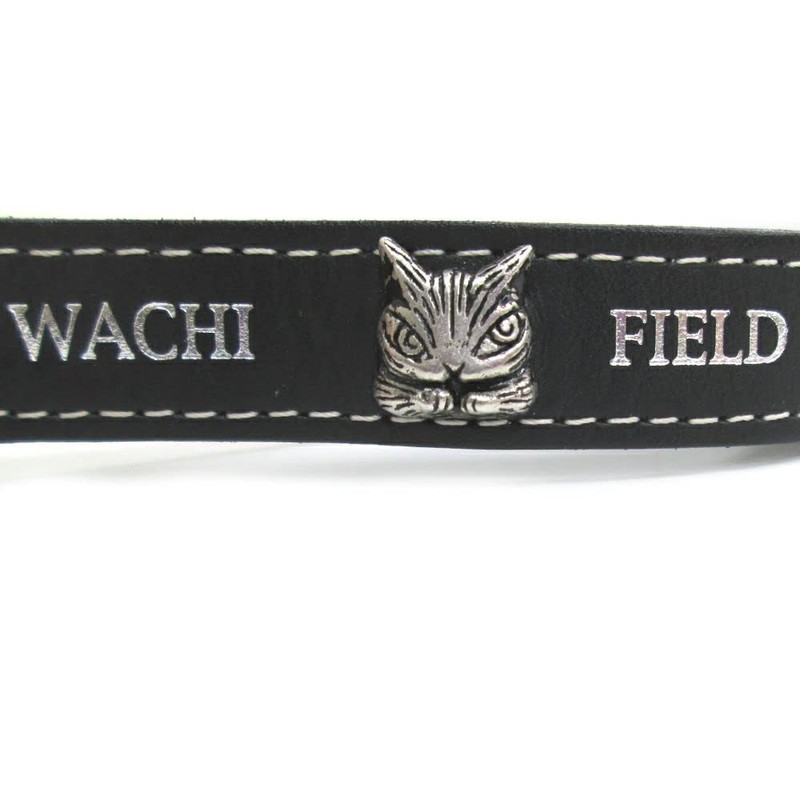 Wachifudo Dayan Cat Dayan Genuine Leather Metal Belt Key Black,