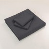JIYUAN 100% Washed Cotton Duvet Cover Set Comfy Simple Style