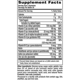 100gomita Multi-vitamina Mineral Biotina  Cabello Piel Uas Sabor Fruta Bayas                                                                          