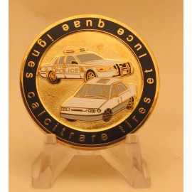 Anchorage Police Department Emergency Vehicle Operators Course Challenge coin