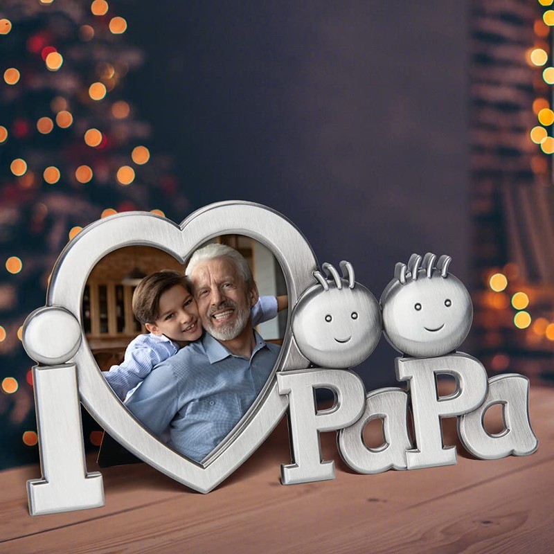 LASODY I LOVE PAPA PICTURE FRAME- PAPA GIFTS PAPA FRAME