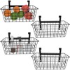 MaraFansie Basket with Hook, Grid Storage Basket, Over the Cabinet