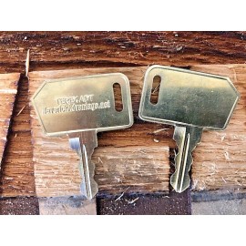 Terex  2 keys for Terex Generation 7 Articulated Dump Truck ADT Ignition14644 15271326