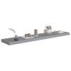 Gray MDF Floating Wall Shelf 47.2\"x9.3\"x1.5\" Stylish Display Standcolor: Grey