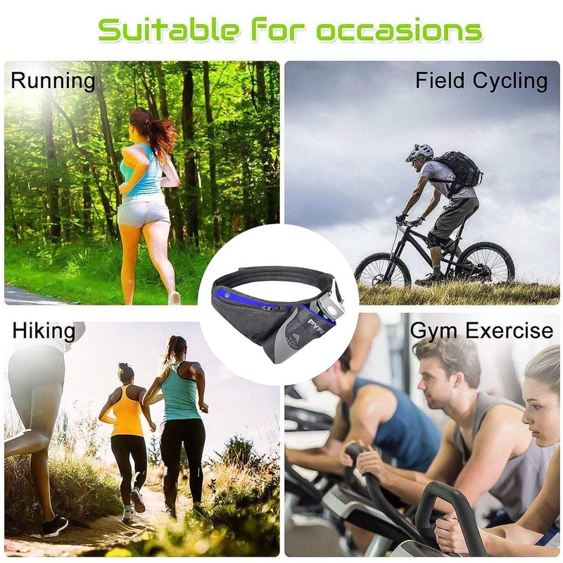 PYFK Running Belt Hydration Waist Pack with Water Bottle Holder